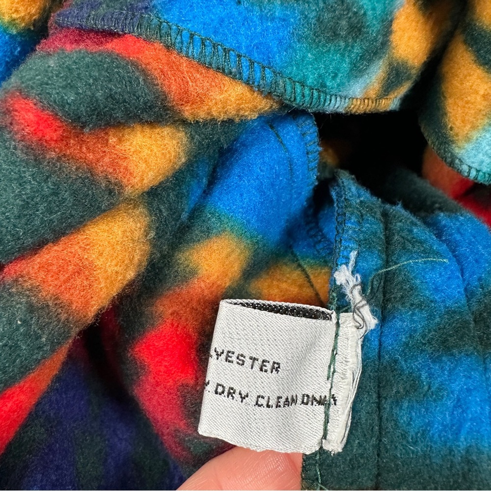 Native American Patterned Jacket Fleece Colorful … - image 7